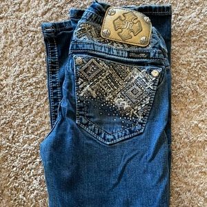 Miss me jeans boot cut size 25